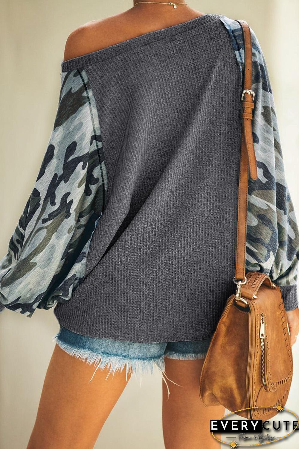 Squadron Thermal Camo Contrast Dolman Top