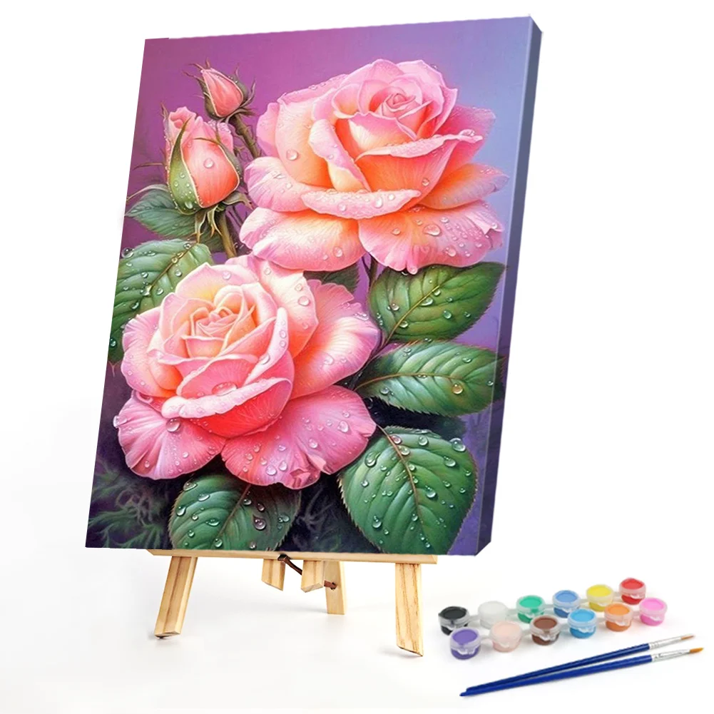 Rose - Paint By Number(40*50cm)