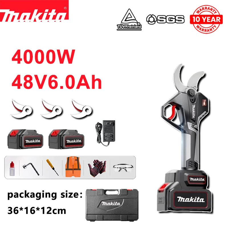 Makita 8000W škare za orezivanje s litijskim baterijama bez četkica