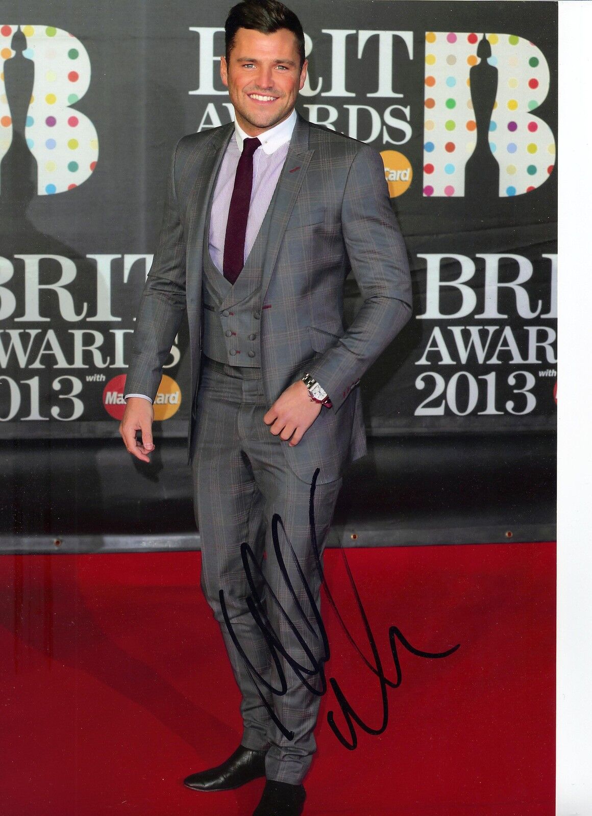 Mark Wright Signed Sexy 12X8 Photo Poster painting (5469)