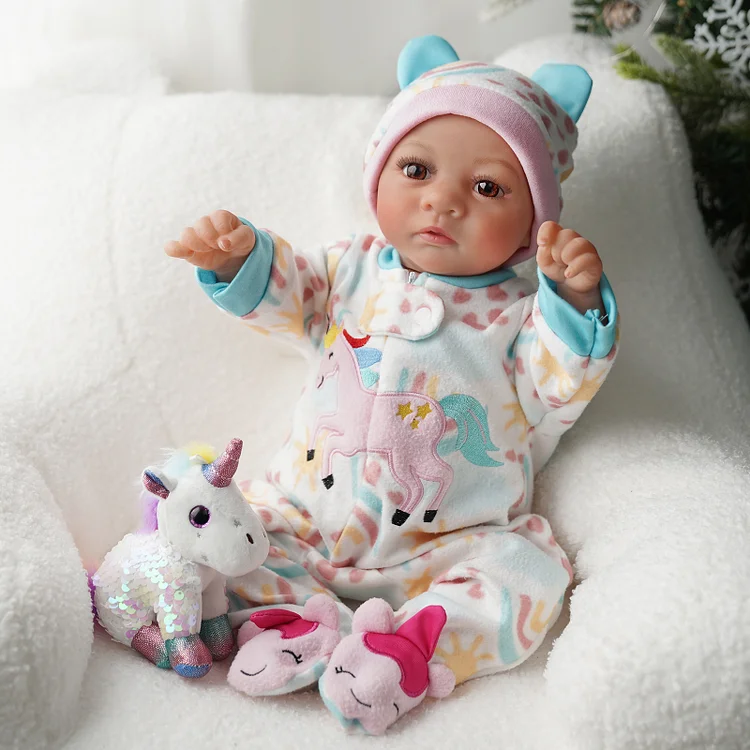 Babeside Quiet Realistic Reborn Baby Nash 17'' Little Infant Boy Healing of the Heart