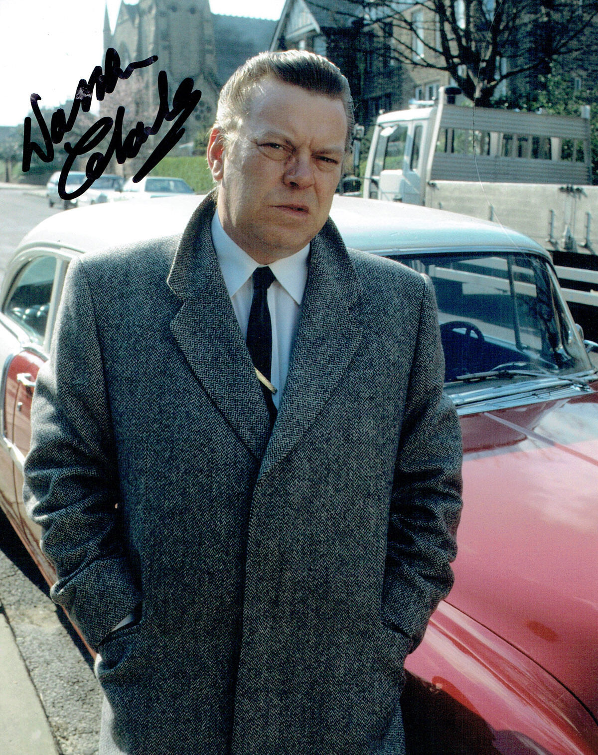 Warren CLARKE SIGNED Autograph 10x8 Photo Poster painting AFTAL COA Andy Dalziel and Pascoe