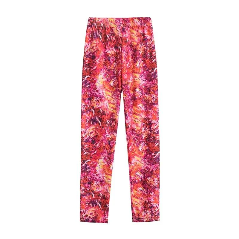 Unicorn Pattern Girls Leggings Spring Summer Girls Tights Pants Kids Trousers Leggings for Girls Elasticity Breathable Pants