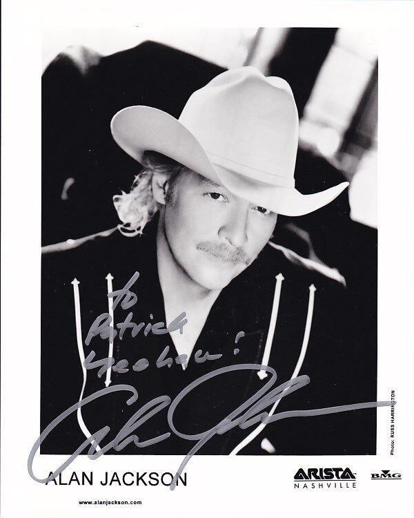 ALAN JACKSON Autographed Signed Photo Poster paintinggraph - To Patrick GREAT CONTENT