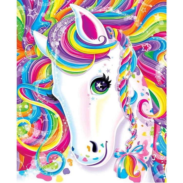Unicorn - 11CT 3 Strands Threads Printed Cross Stitch Kit - 36x46cm(Canvas)