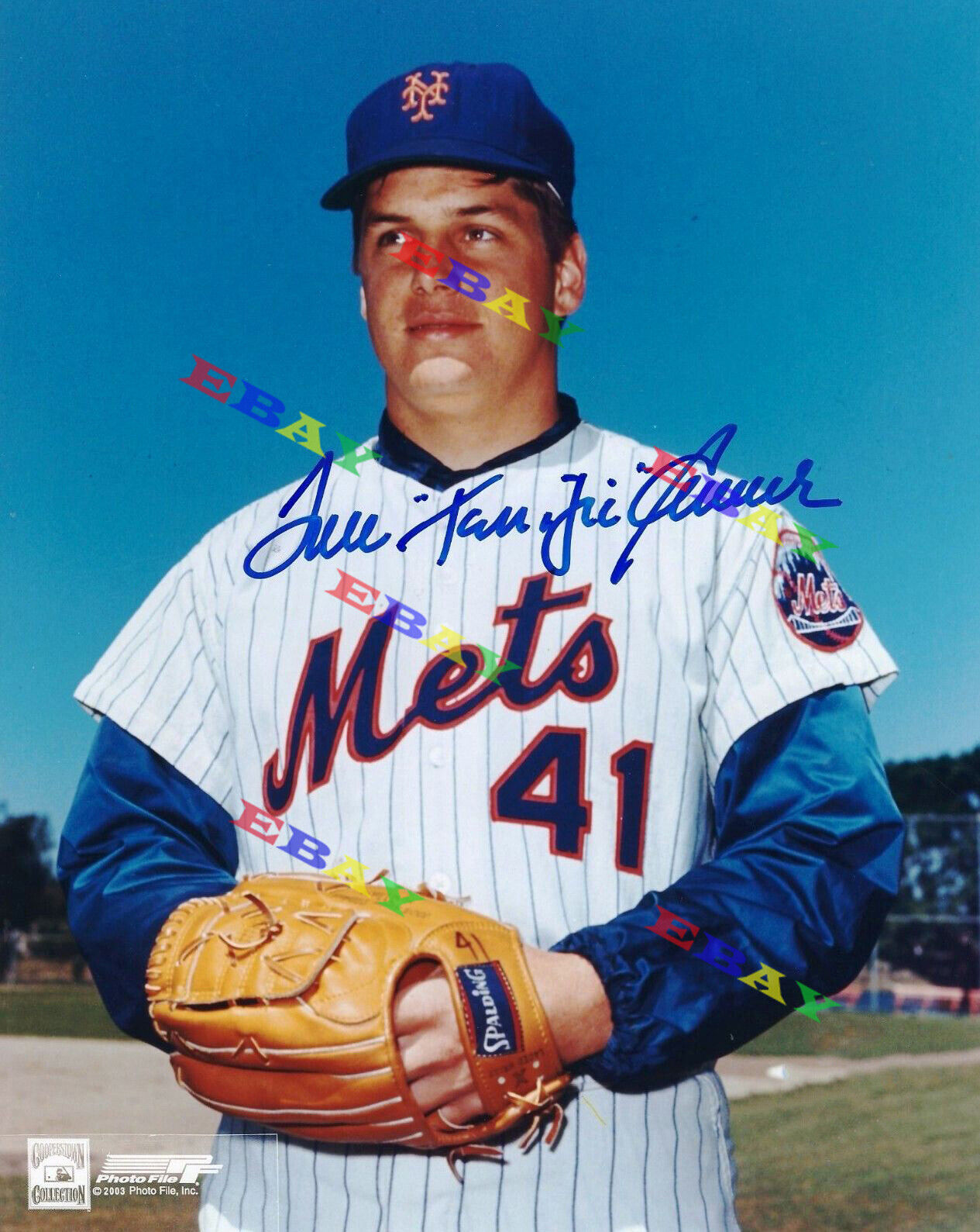 TOM TERRIFIC SEAVER New York Mets Signed Autographed 8x10 Photo Poster painting Reprint