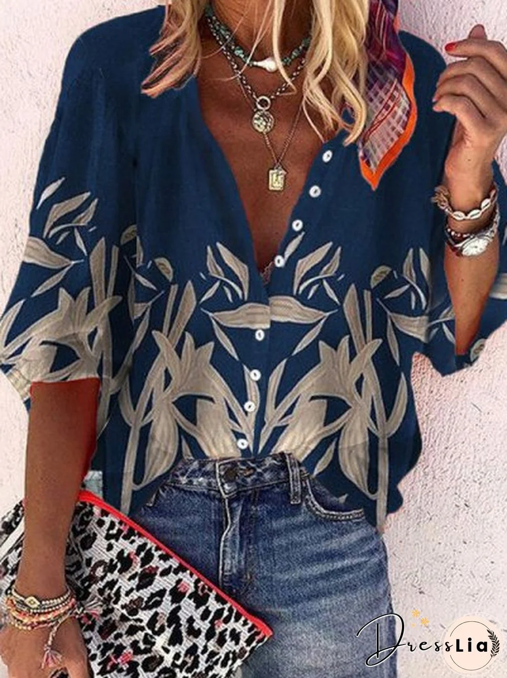 Elegant Long Sleeve Blouse