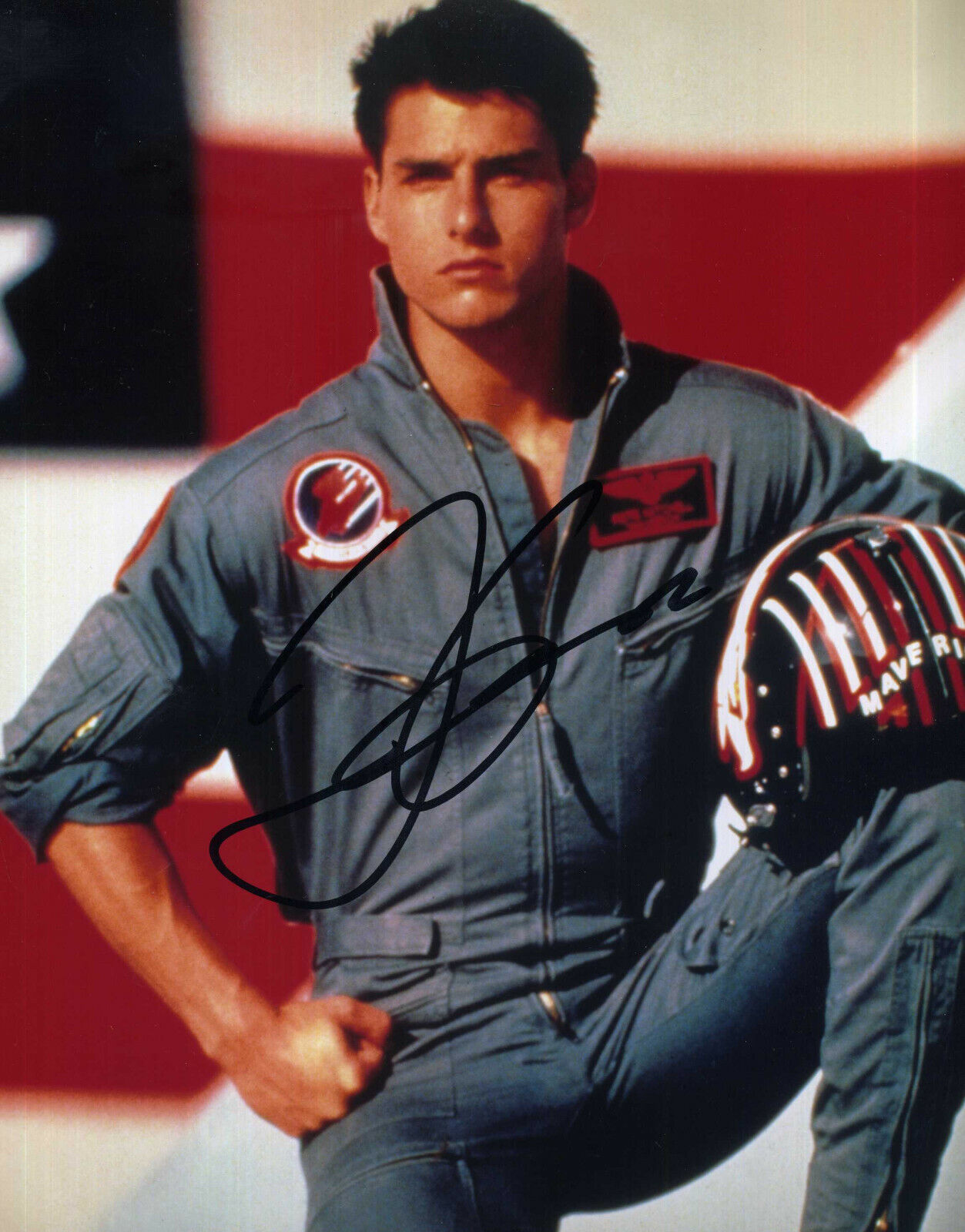 TOM CRUISE Signed 'Top Gun' Photo Poster paintinggraph - Film Star Actor - preprint