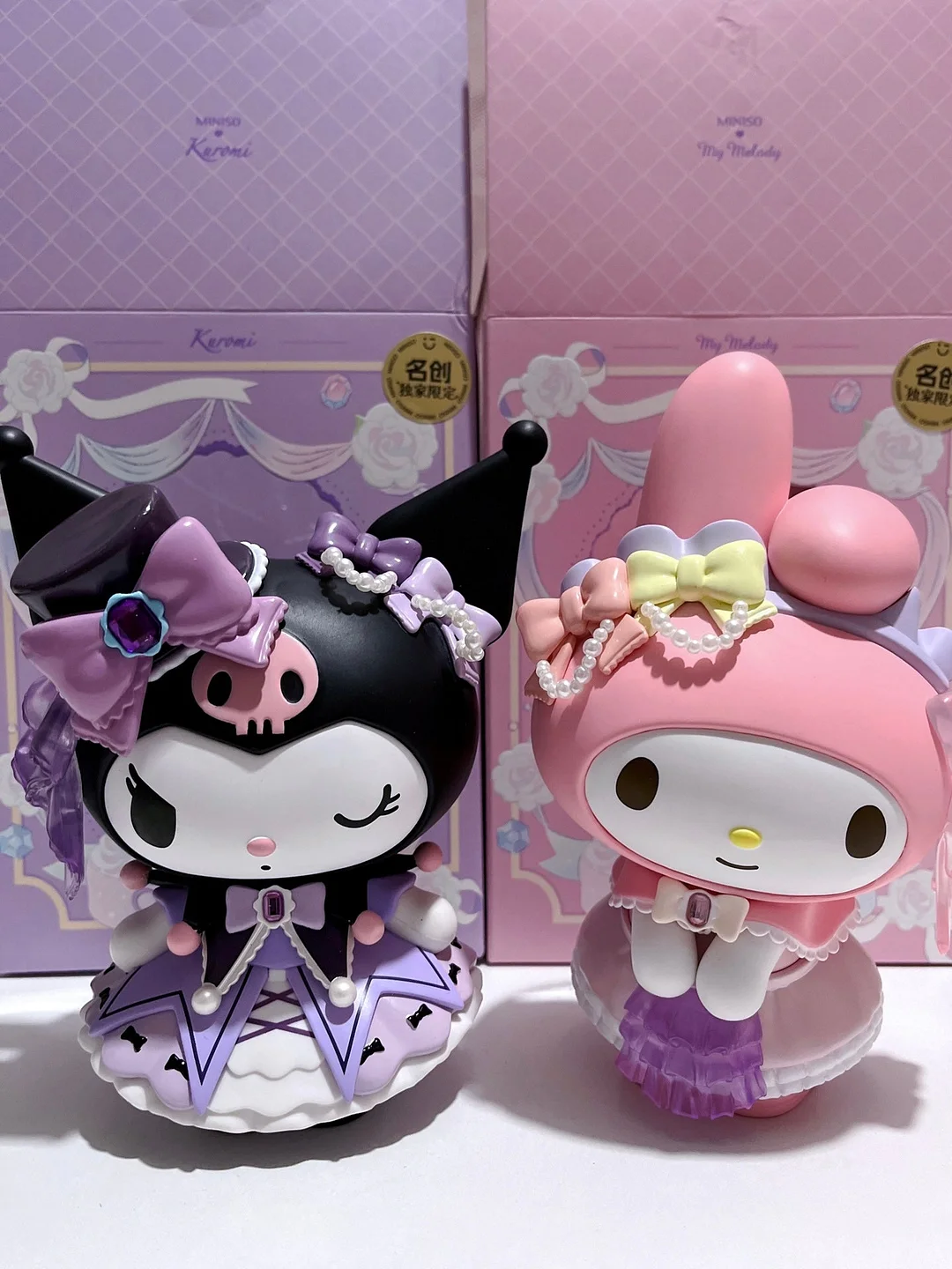 Sanrio x Miniso My Melody Kuromi Rose Party Large Figurines