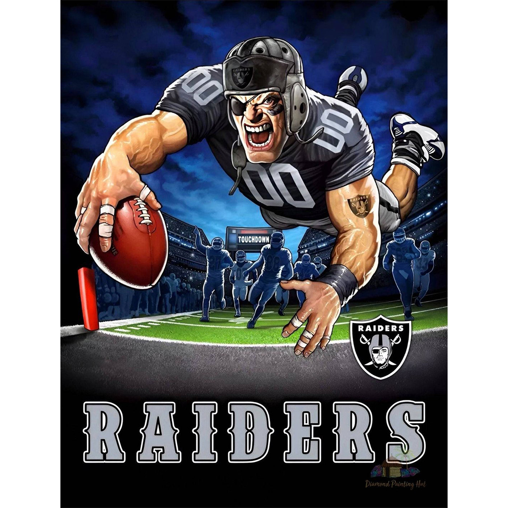 

NFL Football Las Vegas Raiders - Round Drill Diamond Painting - 30*40CM, 501 Original