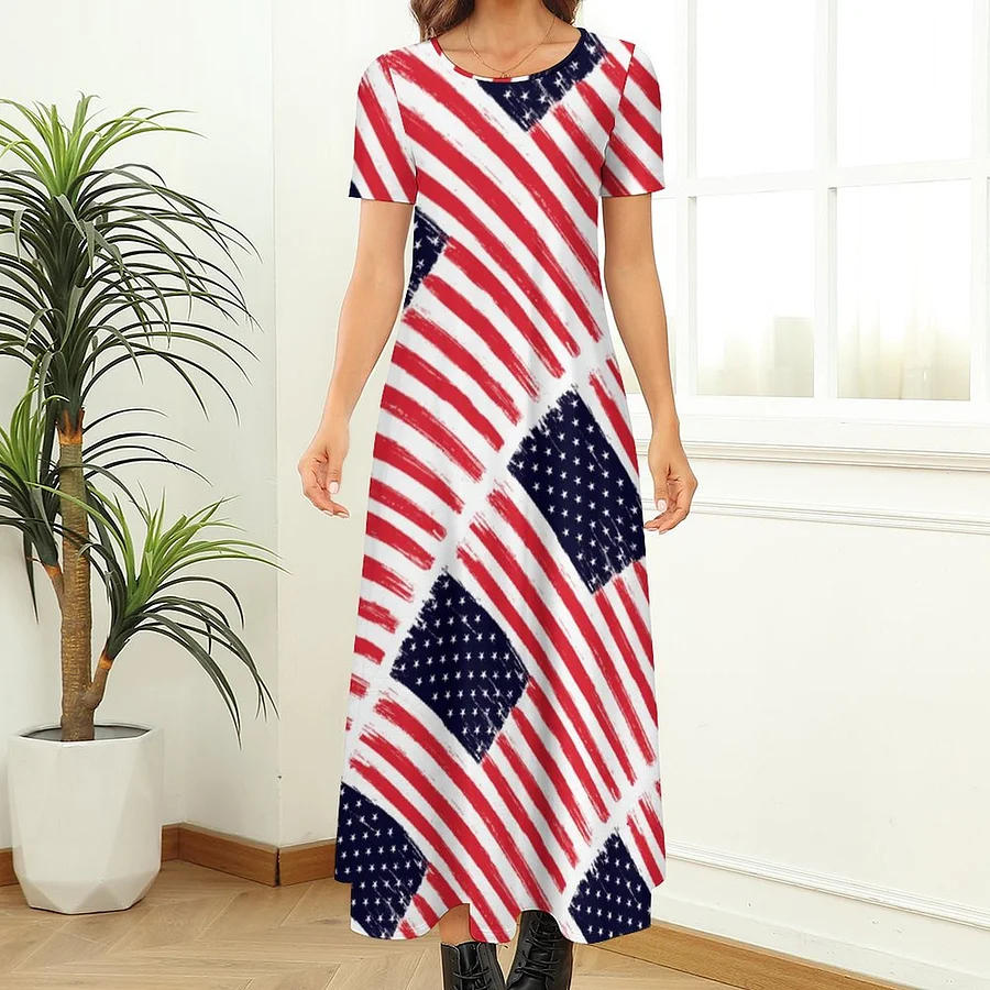 chinese dress ladies Amazon.com: Barnrae Cute 4Th of July Outfits for Women Patriotic Dress USA  Flag Womens Sexy Club Flowy Maxi Dresses Modest Dresses for Women 2025  Elegant Classy Graphic Independence Day Red White(Blue1-S) : main image 0