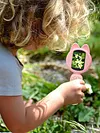 Kids Cat Shape Digital Magnifying Glass 2.0Inch Handheld Microscope for Kid Gift