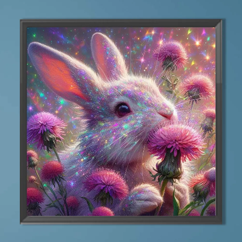 Diamond Painting - Full Round Drill - Rabbit(Canvas|40*40cm)