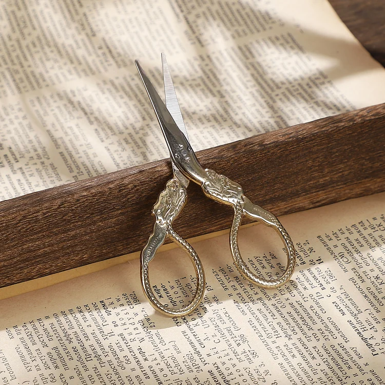 Journalsay 1Pc Vintage Crane-shaped scissors