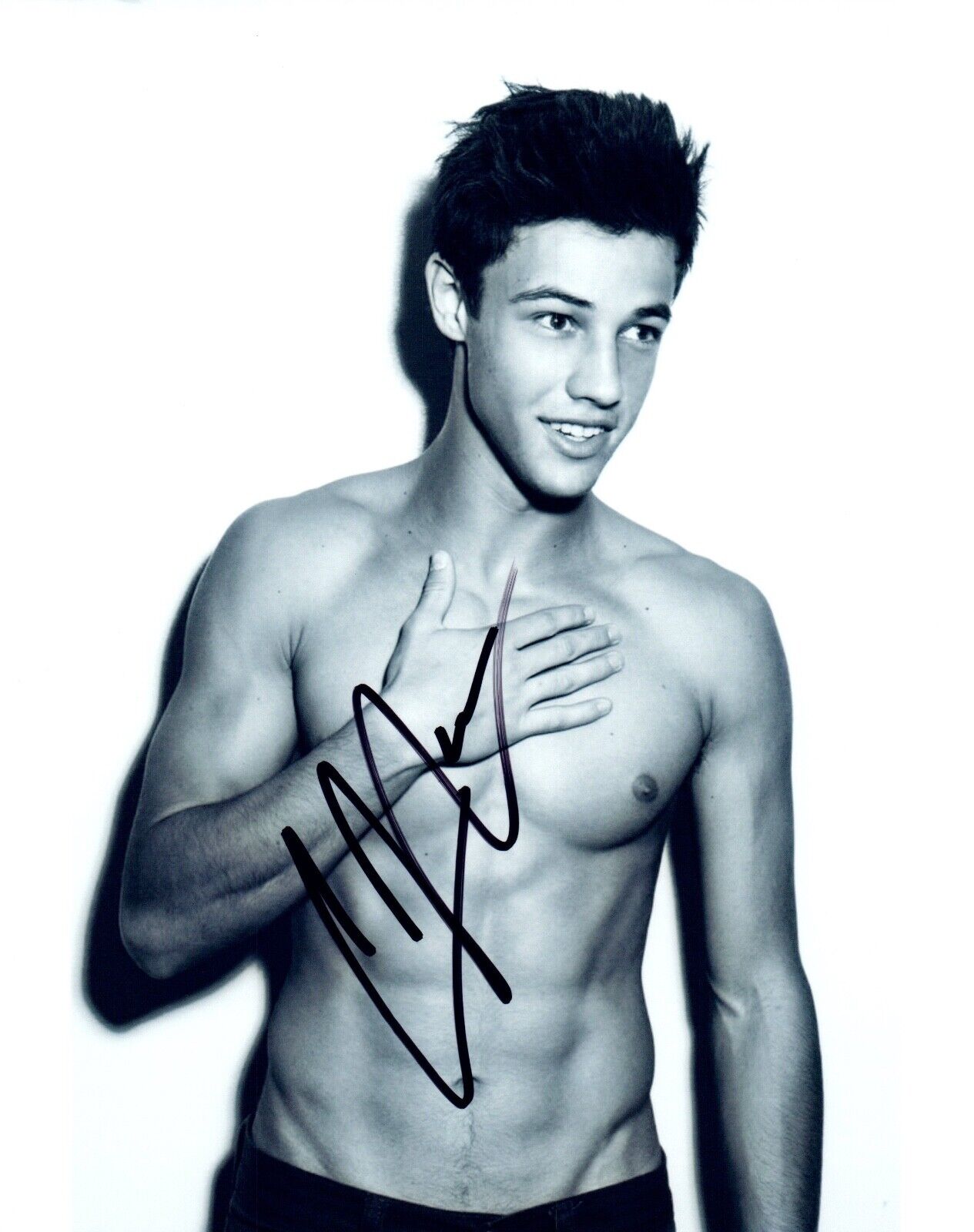 Cameron Dallas Signed Autographed 8x10 Photo Poster painting Hot Shirtless Actor Model COA