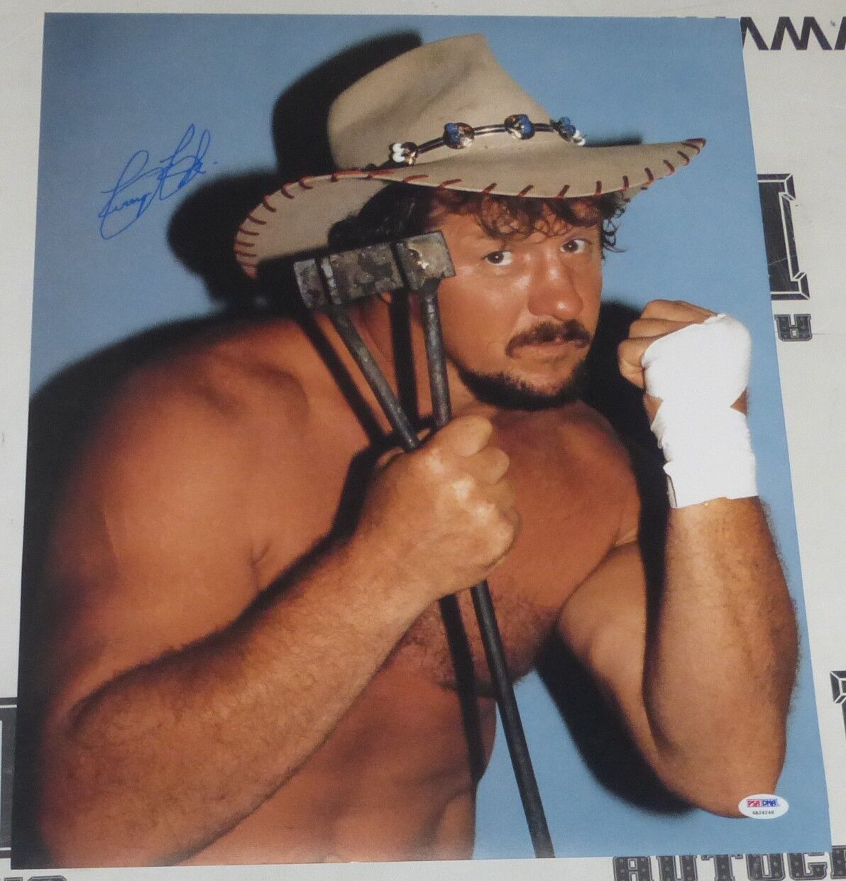 Terry Funk Signed WWE 16x20 Photo Poster painting PSA/DNA COA Picture Autograph ECW NWA Japan