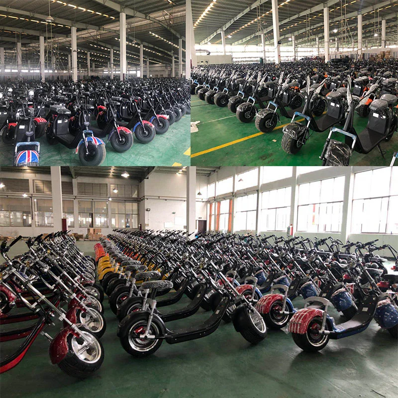 Citycoco Scooter 2 ruedas 1000w, batería de litio 60V, Citycoco eléctrico autoequilibrado 2000w / 24 / CE 2014/30 / EU CE