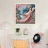 Japanese Beauty-11CT Stamped Cross Stitch 50*50cm/19.69*19.69in