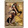 (Multi Style)Cowboy - Vintage Metal Signs - 30*40cm - Western