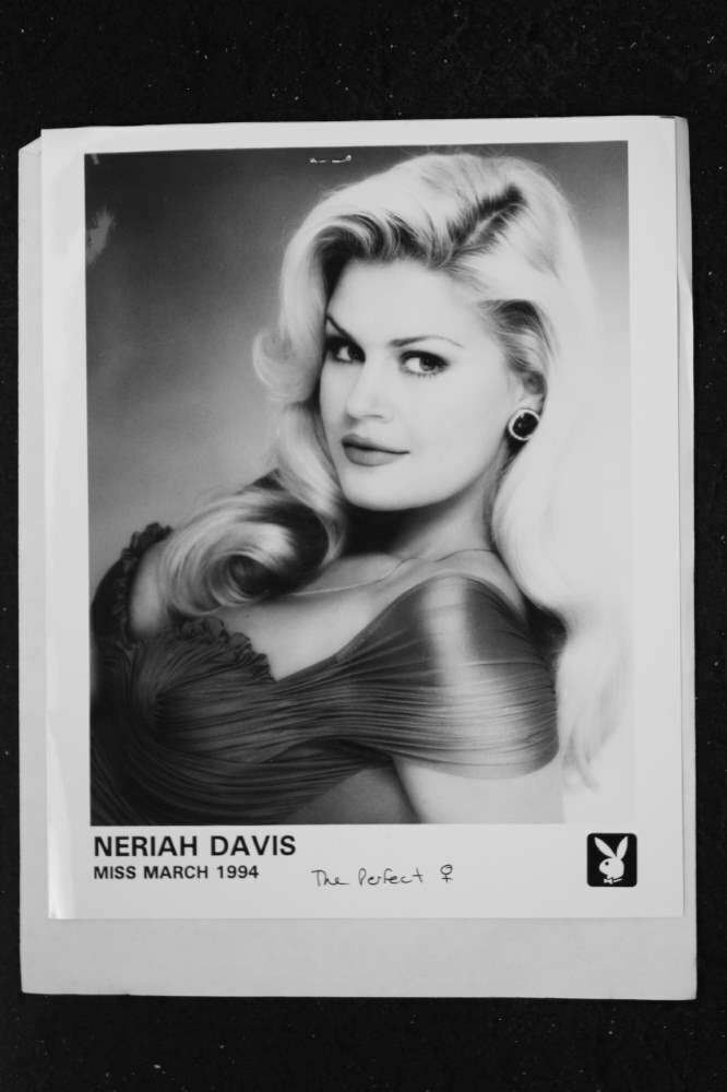 Neriah Davis - 8x10 Headshot Photo Poster painting w/ Resume - PLAYBOY MARCH 94