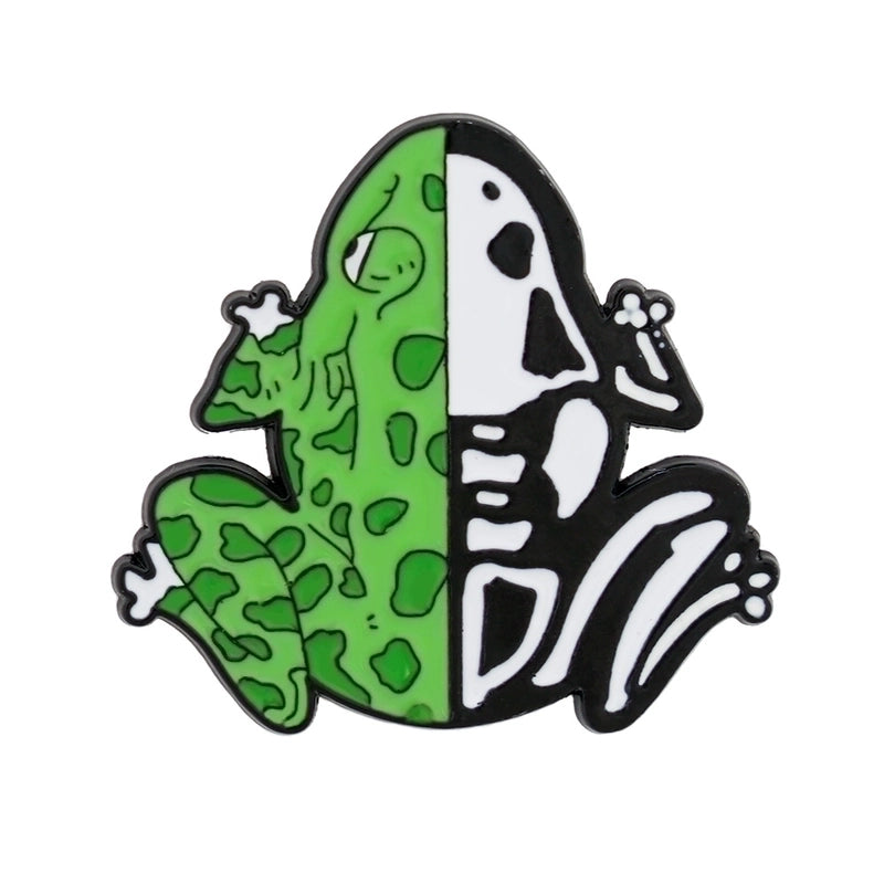 Cute Frog Metal Unisex Brooches