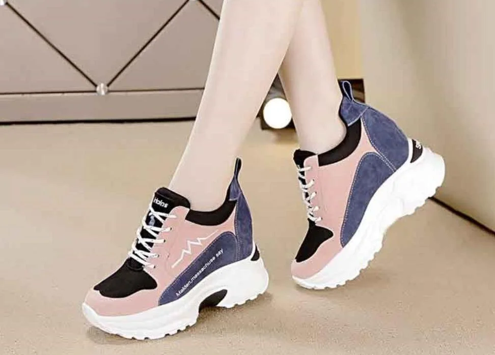 Women Vulcanize Shoes Women Sneakers Spring Autumn Fashion Ladies Causal Shoes Woman Leather Platform Shoes Female Sneakers W04