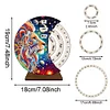 Diamond Painting Wooden Lion Moon Perpetual Calendar