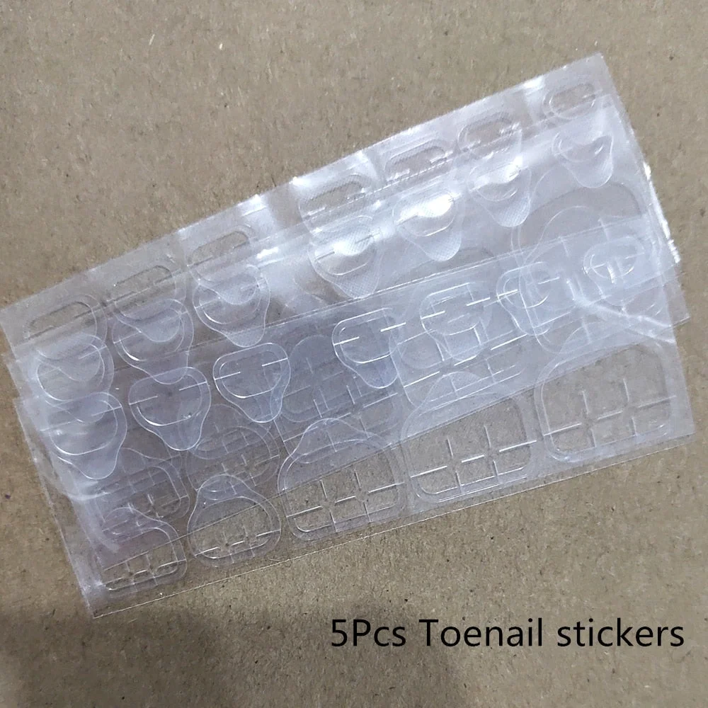 1/3/5/10/20 Sheets DIY Nail Art Double Sided Self Adhesive Sticker For Fake Nails Sticker Tape Glue Tool-Nail Inspo