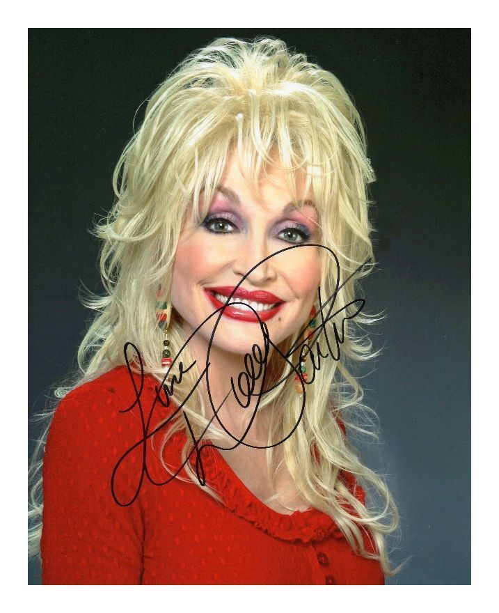 DOLLY PARTON AUTOGRAPHED SIGNED A4 PP POSTER Photo Poster painting PRINT