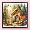 Pumpkin House-11CT Stamped Cross Stitch 45*45cm/17.72*17.72in tapestrymarket