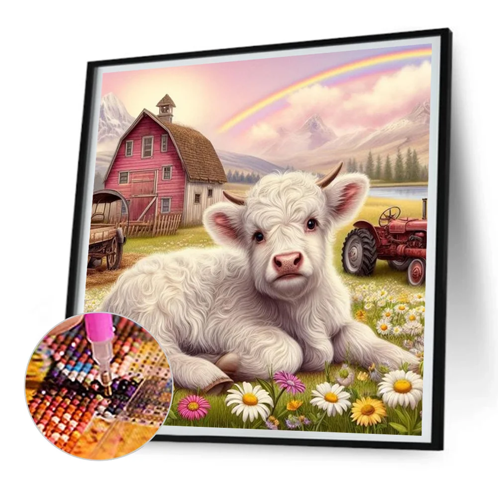 Diamond Painting - Full Round Drill - Calf(Canvas|30*30cm)