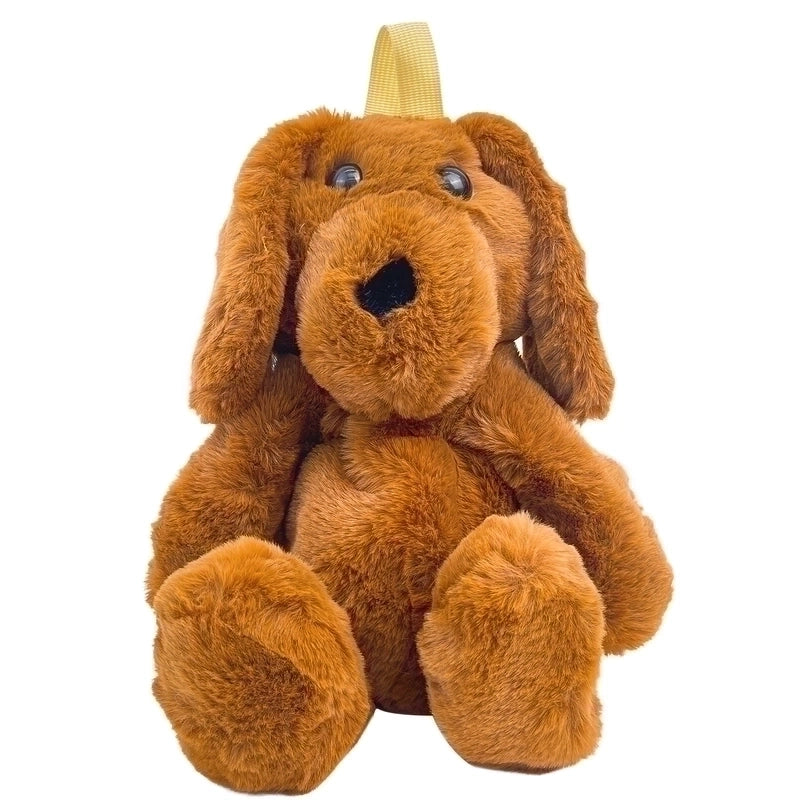 Girl’s Small Autumn&winter Plush Animal Cute Zipper Fashion Backpack