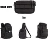 Klein Molle Tasche Taktisch Utility Pouch EDC Zusatztasche Militär Pouch molle Mini Werkzeugtasche für Rucksack Multifunktional Schultertasche Crossbody Umhängetasche Bag für Wandern Camping