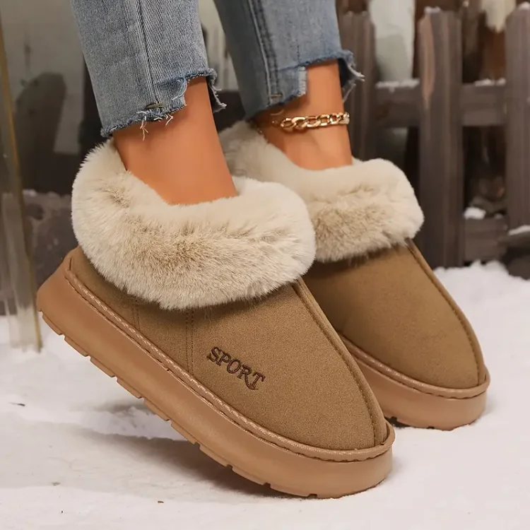 Cozy Plush Slippers for Women