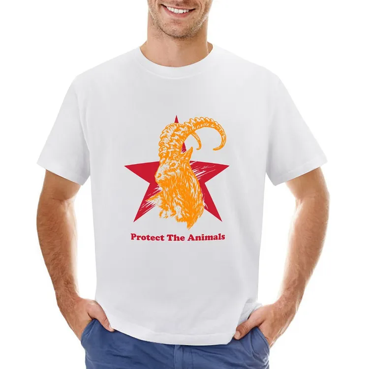 Protect The Animals Designable Men's T-shirt	
