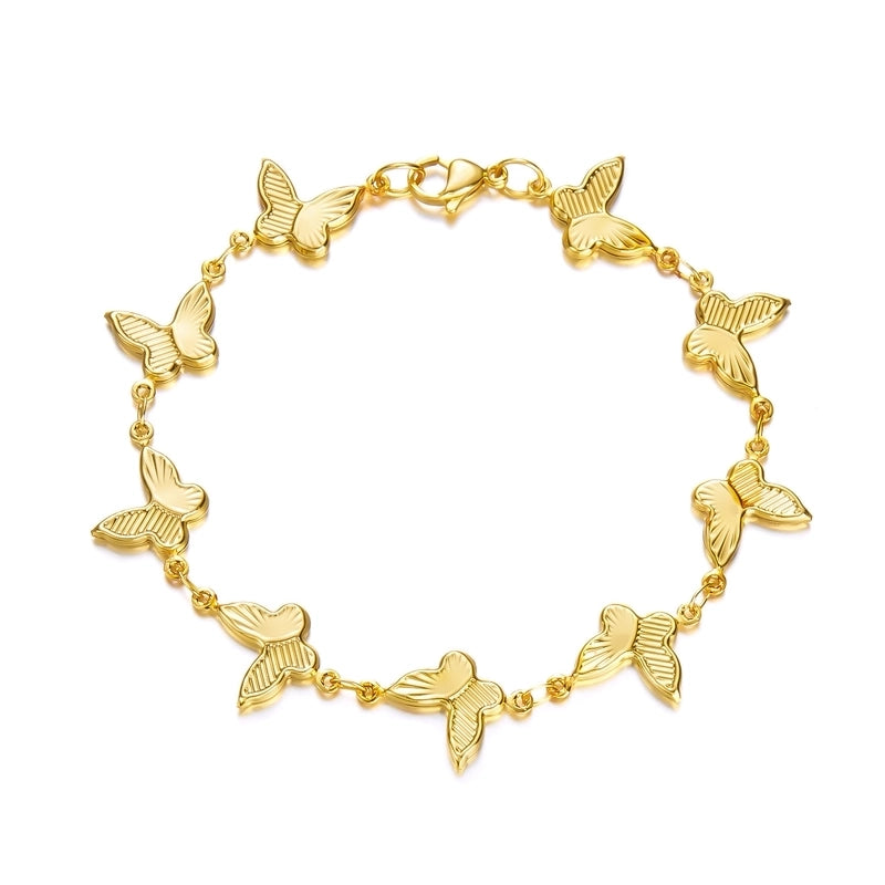 Casual Elegant Lady Heart Shape 304 Stainless Steel  Bracelets In Bulk