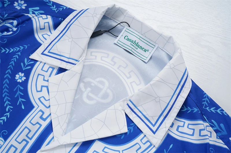 Casablanca 2023 new silk long-sleeved shirt