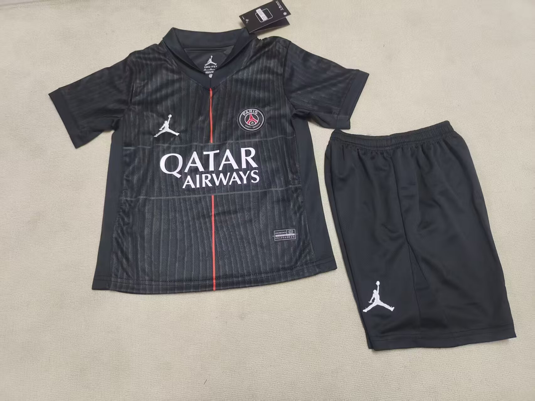 25/26 PSG Paris Saint Germain Fourth Away Kids Kit Football jersey