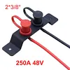 Battery Charging Post Copper Relocation Battery Jump Post with Cable for UTV Car