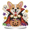 Halloween Puppy Special Shaped 2D Flat DIY Diamond Painting Ornament