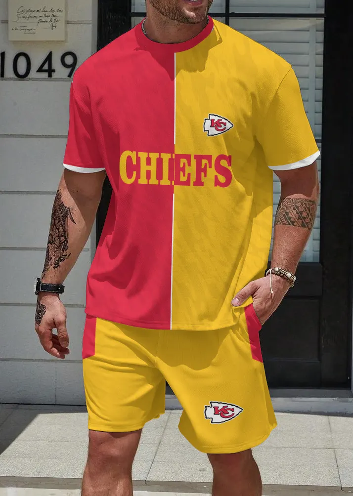 Kansas City Chiefs  Limited Edition Top And Shorts Two-Piece Suits