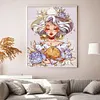 【Limited Stock Sale】Full Embroidery Eco-cotton Thread 11CT Libra Girl Cross Stitch Kit 40x50cm tapestrymarket