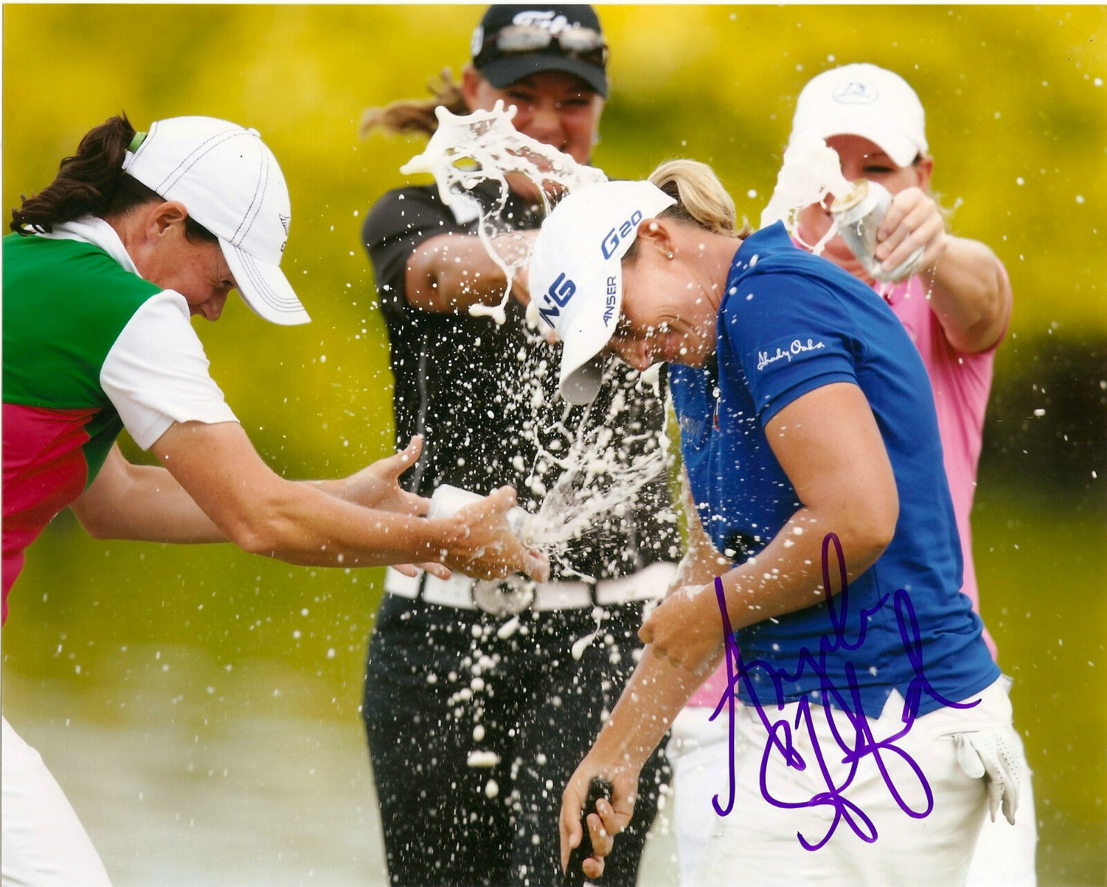 LPGA Angela Stanford Autographed Signed 8x10 Photo Poster painting COA