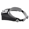 Hands Free Magnifier Adjustable Headband Lluminated Magnifier for Reading Repair