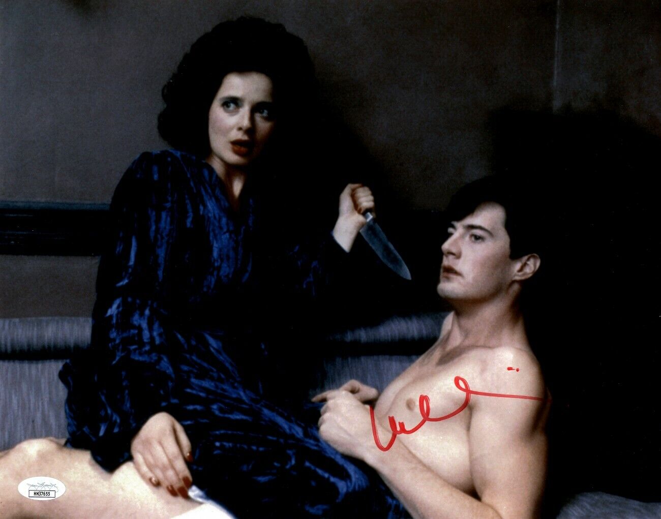 Isabella Rossellini Signed Autographed 11X14 Photo Poster painting Blue Velvet Knife JSA HH37655