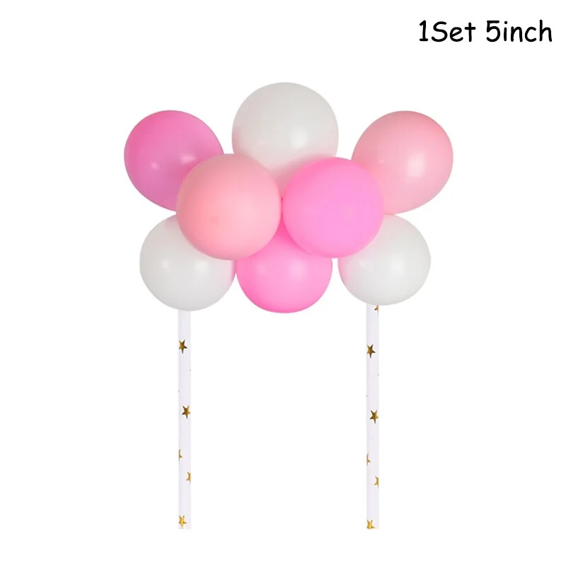 Gold Pink Disposable Tableware Set Paper Plates Cup Napkin Baby 1st Birthday Party Decor Baby Shower Girl Party Supplies Balloon