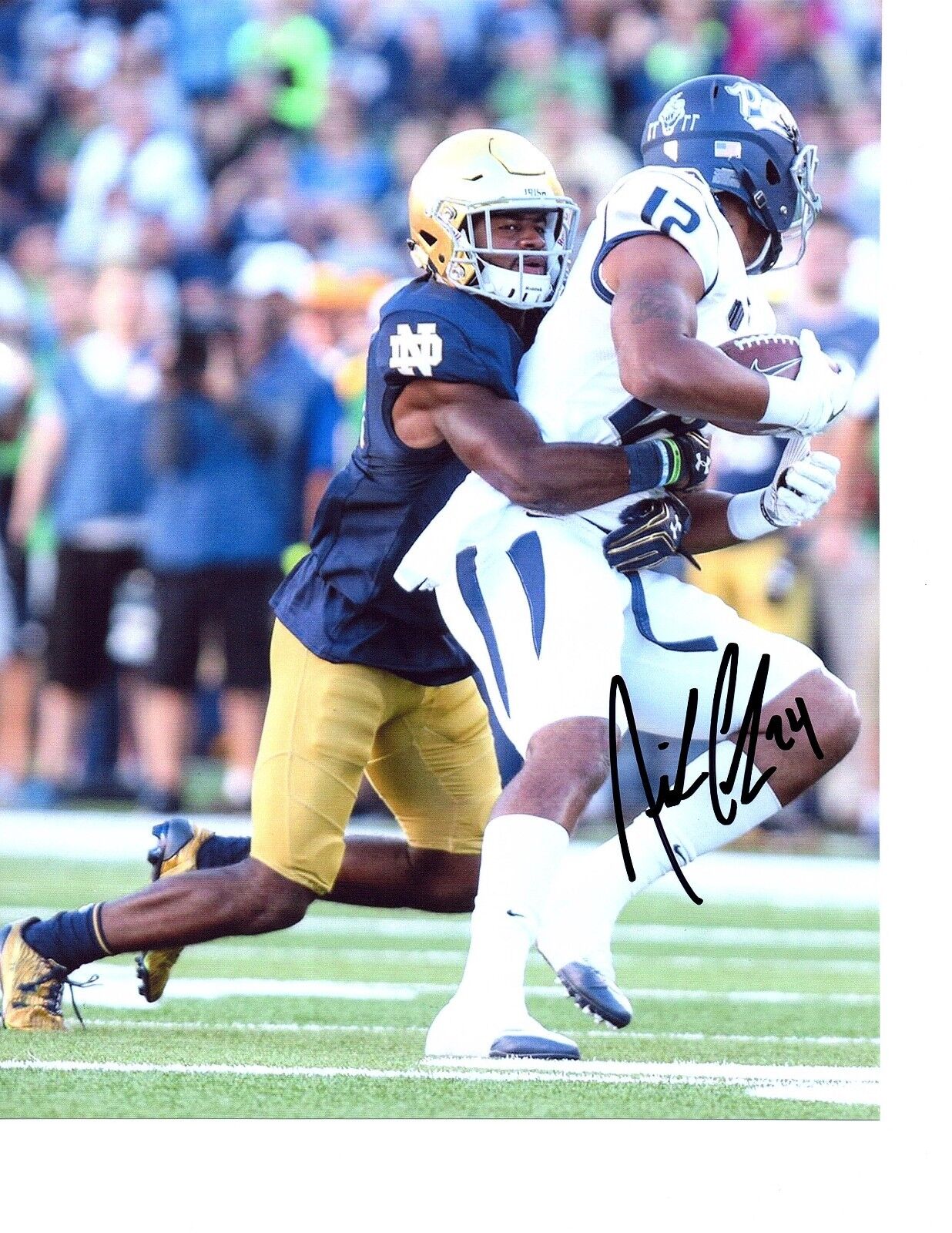 Nick Coleman Notre Dame Irish signed autographed 8x10 football Photo Poster painting ND