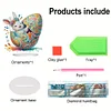 (US Only)2D Flat Easter Egg Bunny DIY Double-Sided Diamond Painting Desktop Decorations