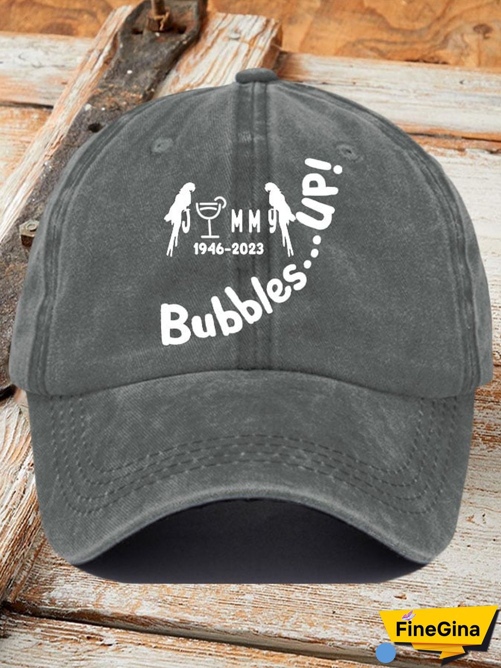 Jimmy 1946-2023 Bubbles Up Print Baseball Cap