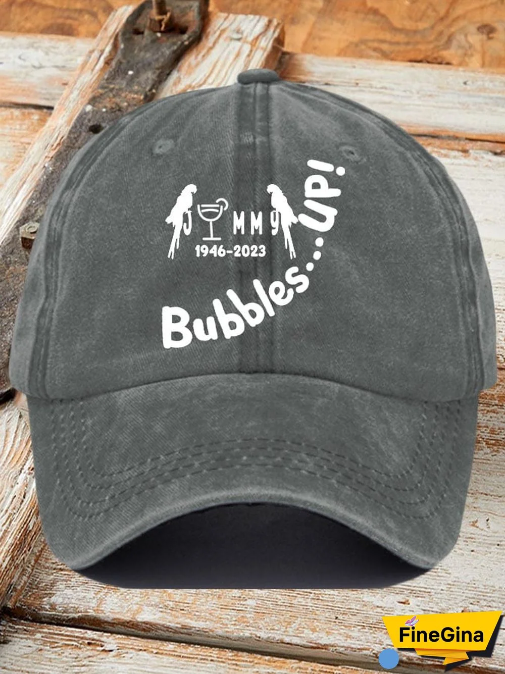 Jimmy 1946-2023 Bubbles Up Print Baseball Cap